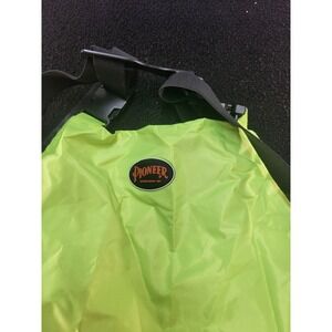 Pioneer Safety 5599U V1080160U-L Safety Rain Suit Hi-Vis, 2XL with safety helmet